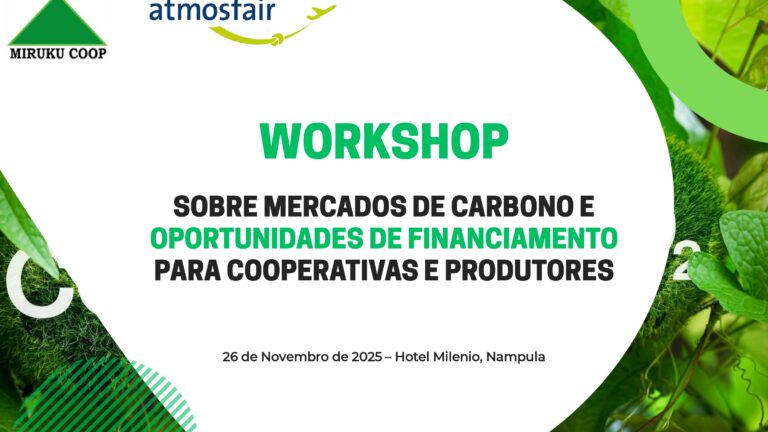Workshop sobre Mercados de Carbono e Oportunidades de Financiamento para Cooperativas e Produtores